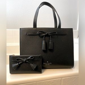 Kate Spade New York Hayes Small Satchel with matching wallet